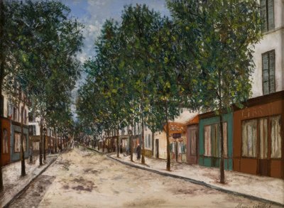 プトーへの道 作： Maurice Utrillo