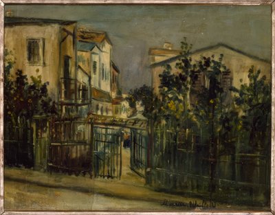 モンマルトルの街角 作： Maurice Utrillo