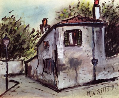 ベルリオーズの家 作： Maurice Utrillo