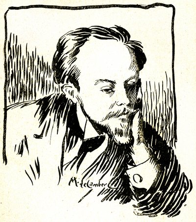 ギュスターヴ・ルルージュ、1899年頃（木版画） 作： Maurice Walter Edmond de Lambert