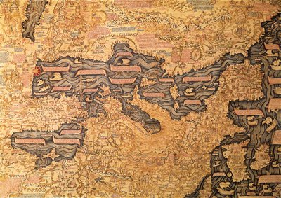 地中海の地図 作： Mauro Fra