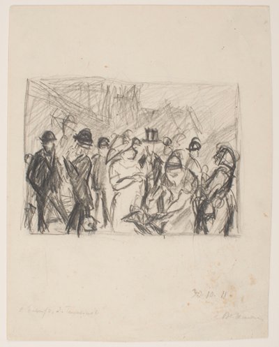2 【第2回】タウエンツィエン通りのスケッチ 作： Max Beckmann