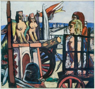 スフィンクスの除去 作： Max Beckmann