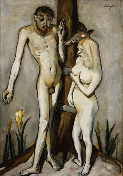 アダムとイブ 作： Max Beckmann