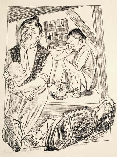 À noite 作： Max Beckmann