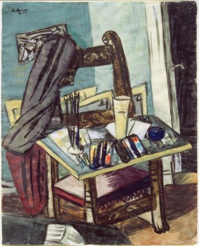 アトリエ 作： Max Beckmann