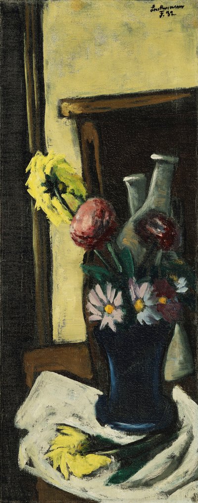 秋の花 作： Max Beckmann