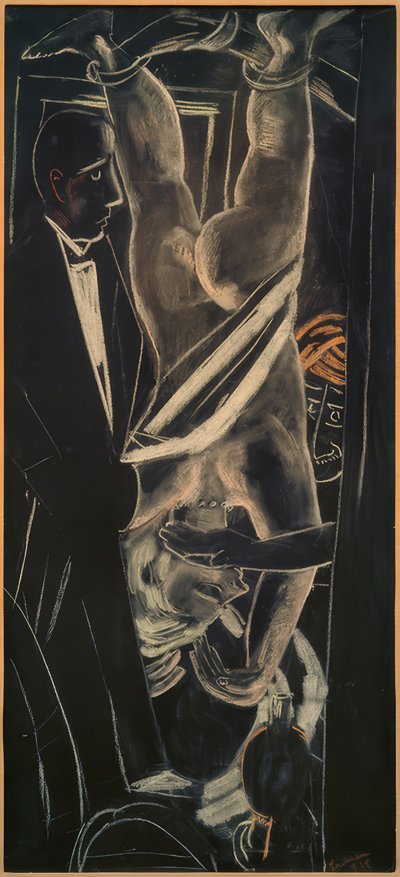 夜の出会い 作： Max Beckmann