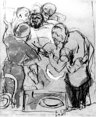 動作中 作： Max Beckmann