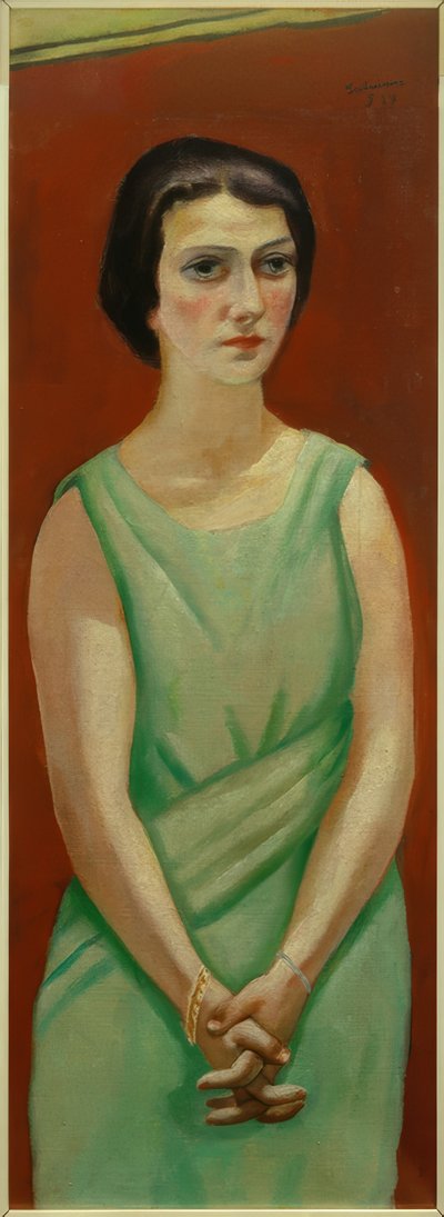 ポートレート エルゼブト・ゲッツ 作： Max Beckmann