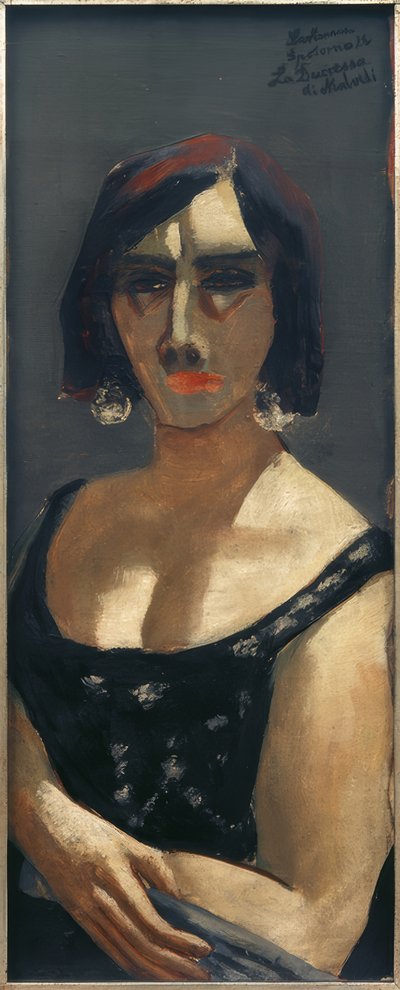 ビルドニス "オブ・マルヴェディ "公爵夫人 作： Max Beckmann