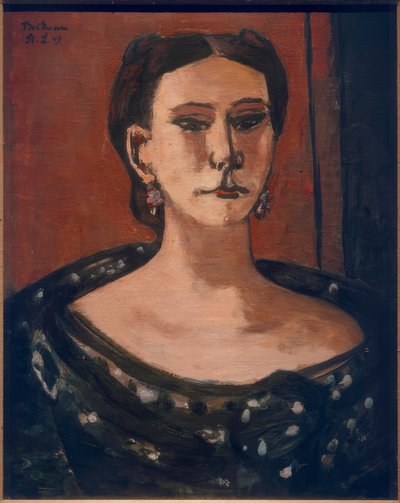 ポートレート ルイーズ・ピューリッツァー 作： Max Beckmann