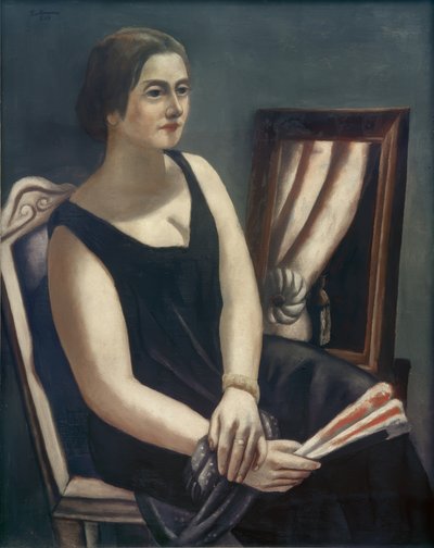 ミンナ・ベックマン・チューブの肖像 作： Max Beckmann