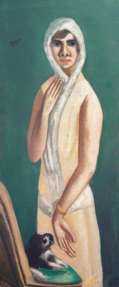 ポートレート クアッピ・ベックマン 作： Max Beckmann