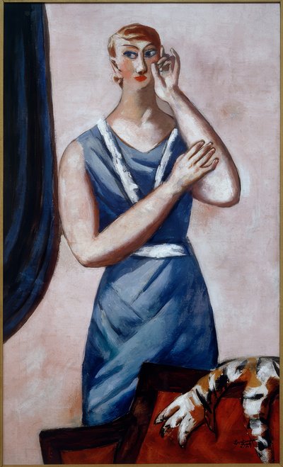 Portrait Valentine Tessier 作： Max Beckmann