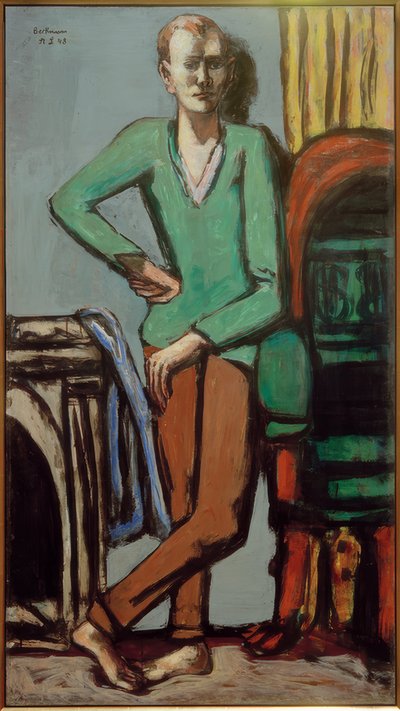 ポートレート ウォルター・バーカー 作： Max Beckmann