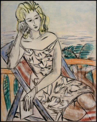 少女の肖像 作： Max Beckmann