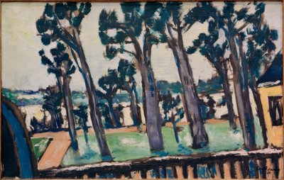 ルペンホルンからのハベルの眺め 作： Max Beckmann