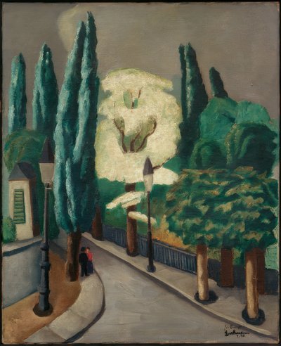 花咲くアカシア 作： Max Beckmann