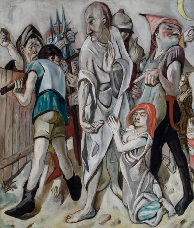キリストと罪人 作： Max Beckmann