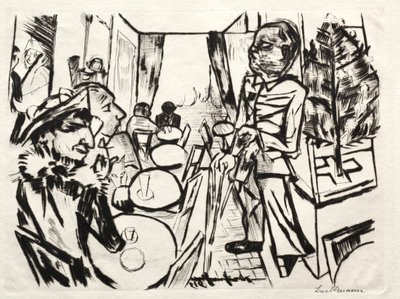 1919年のクリスマス 作： Max Beckmann