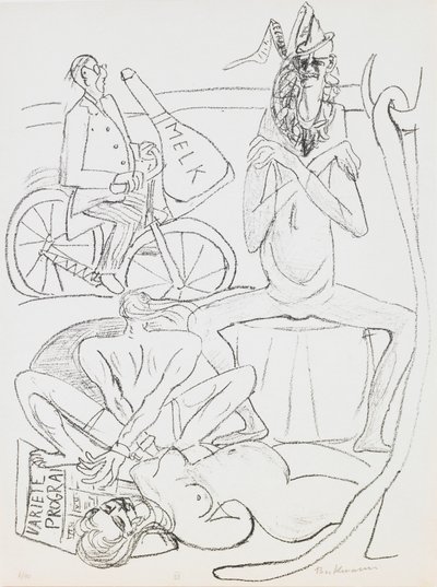 Circus、ポートフォリオ「Day and Dream」のプレート 12 作： Max Beckmann