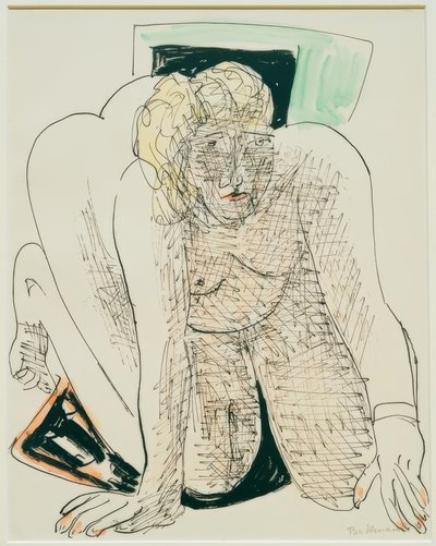 クローリング・ウーマン 作： Max Beckmann