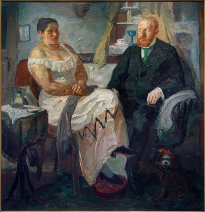 恋人たち 作： Max Beckmann