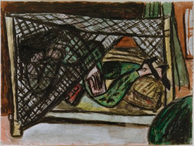 蚊帳 作： Max Beckmann