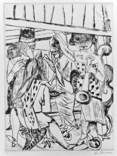 幕が上がる 作： Max Beckmann