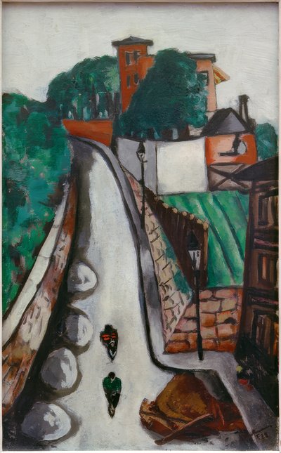The Wendelsweg 作： Max Beckmann