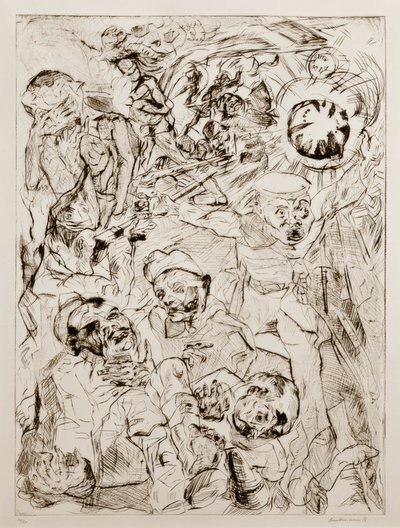 手榴弾 作： Max Beckmann