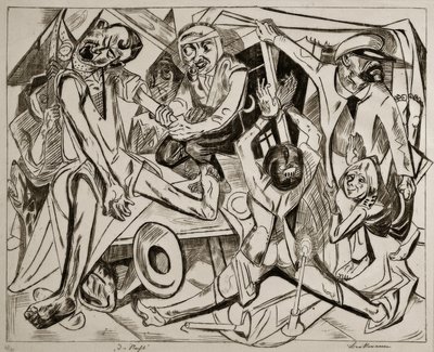 その夜 作： Max Beckmann