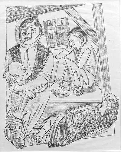 その夜 作： Max Beckmann