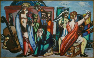 旅の様子 作： Max Beckmann