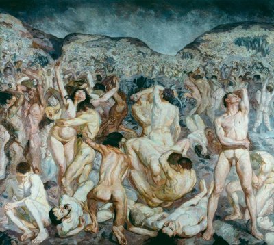 戦いの様子 作： Max Beckmann