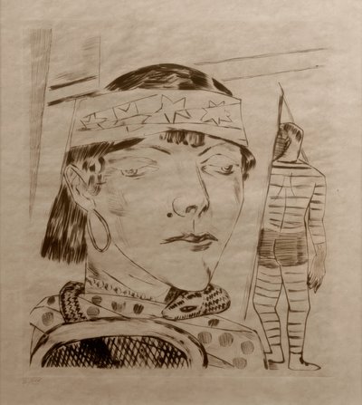 スネークレディ 作： Max Beckmann