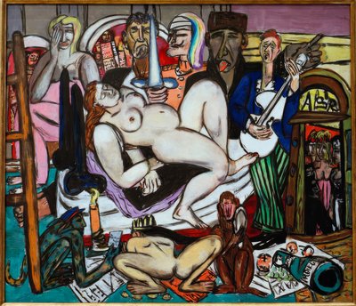 街の様子 作： Max Beckmann