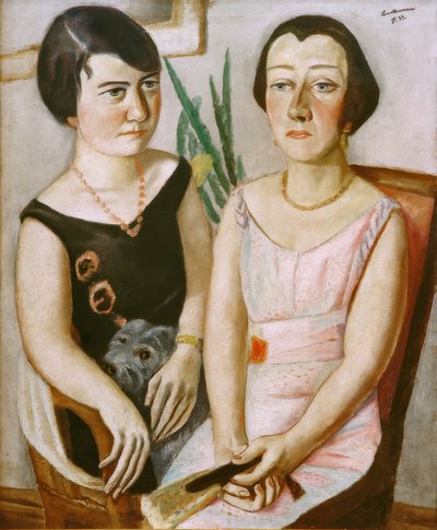 ダブルポートレート 作： Max Beckmann