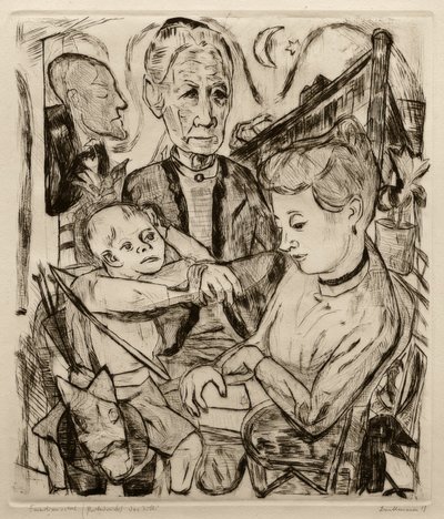 家族の風景 作： Max Beckmann