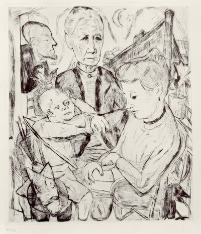 家族の風景 作： Max Beckmann