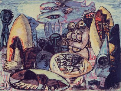 Fantastinen maisema 作： Max Beckmann