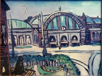 フランクフルト中央駅 作： Max Beckmann