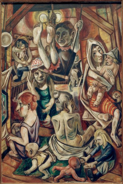 女湯 作： Max Beckmann
