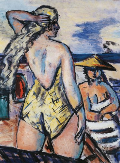 海辺の少女たち 作： Max Beckmann