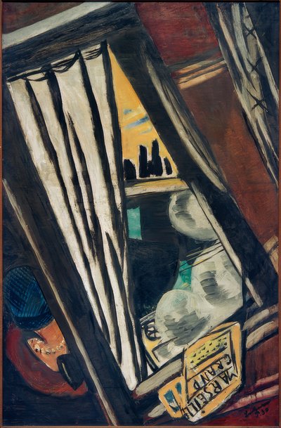 ゴールデンアロー：Dトレインの車窓からの眺め 作： Max Beckmann