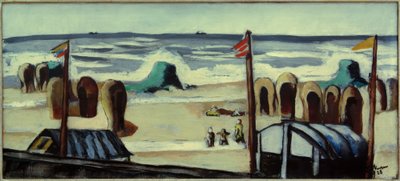 グレーのビーチ 作： Max Beckmann