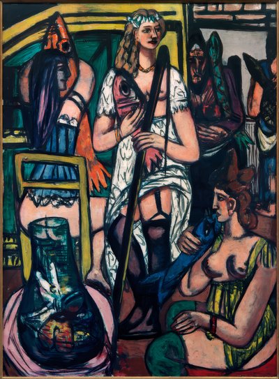 女性の大きなイメージ、漁師の女性 作： Max Beckmann