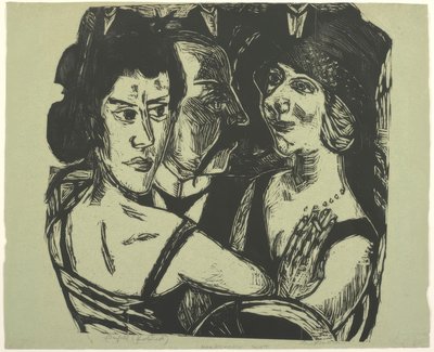 グループポートレート、Eden Bar 作： Max Beckmann