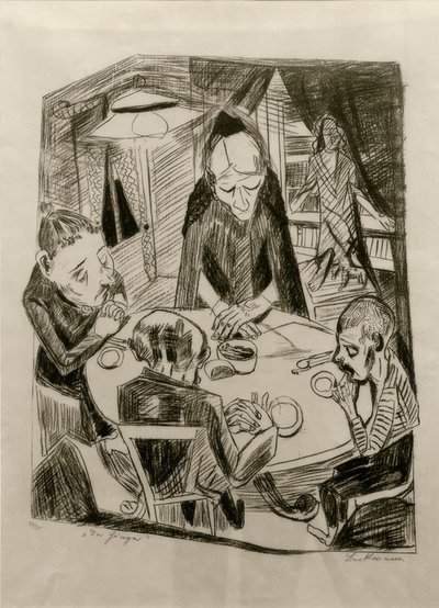 ハンガー 作： Max Beckmann